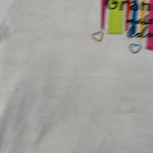 VTG Mccc Sportswear “ Grandkids Make Life Colorful “ Tshirt White Women’s Sz L - Picture 3 of 9